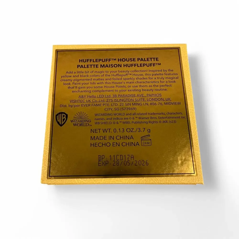 Harry Potter Hufflepuff House Eyeshadow Palette Sheglam